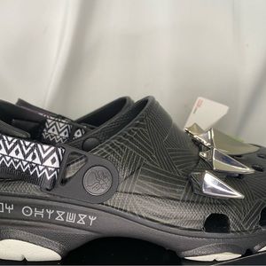 CROCS Black Panther Marvel Wakanda Forever Black and Purple size 8 & 12 men’s